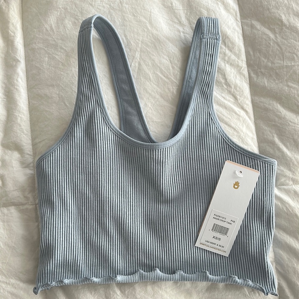 NWT Spiritual Gangster Amor Crop Tank Bra